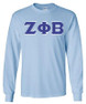 DISCOUNT Zeta Phi Beta Lettered Long Sleeve Tee