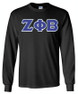 DISCOUNT Zeta Phi Beta Lettered Long Sleeve Tee