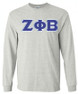 DISCOUNT Zeta Phi Beta Lettered Long Sleeve Tee