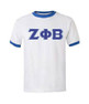  DISCOUNT-Zeta Phi Beta Lettered Ringer Shirt 