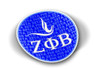  Zeta Phi Beta Mascot Round Decals 