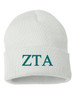  Zeta Tau Alpha Greek Letter Knit Cap 