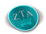 Zeta Tau Alpha Mascot Round Decals 