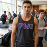 DISCOUNT- FIJI Fraternity Lettered Tank Top
