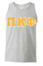 DISCOUNT- Pi Kappa Phi Lettered Tank Top