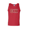 DISCOUNT- Theta Chi Lettered Tank Top