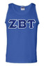  DISCOUNT- Zeta Beta Tau Lettered Tank Top 