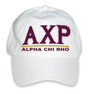  Alpha Chi Rho Old School Greek Letter Hat 