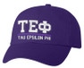  Tau Epsilon Phi Old School Greek Letter Hat 