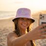 Alpha Delta Pi Tie Dye Pastel Bucket Hat