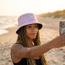 Alpha Sigma Tau Tie Dye Pastel Bucket Hat