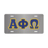 ALPHA PHI OMEGA LETTERED LICENSE COVERS