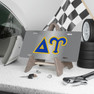 Printify DELTA UPSILON LETTERED LICENSE COVERS