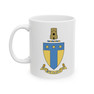 Alpha Tau Omega Crest Ceramic Coffee Cup, 11oz