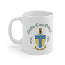 Alpha Tau Omega Crest & Year Ceramic Coffee Cup, 11oz