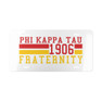 PHI KAPPA TAU YEAR LICENSE PLATE COVERS