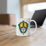 Alpha Kappa Lambda Crest Ceramic Coffee Cup, 11oz