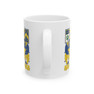 Delta Upsilon Crest Ceramic Coffee Cups, 11oz