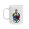 Printify Alpha Kappa Psi Crest Ceramic Coffee Cups, 11oz 