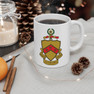 Phi Kappa Tau Crest Ceramic Coffee Cup, 11oz