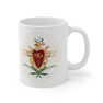 Pi Kappa Alpha Crest Ceramic Coffee Cup, 11oz