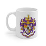 Sigma Alpha Epsilon Crest Ceramic Coffee Cup, 11oz