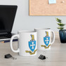 Sigma Chi Crest Ceramic Coffee Cup, 11oz