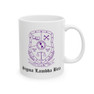 Printify Sigma Lambda Beta Crest Ceramic Coffee Cup, 11oz 
