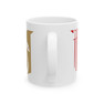 Theta Chi Crest Ceramic Coffee Cup, 11oz