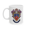 Delta Sigma Pi Crest Ceramic Coffee Cup, 11oz