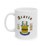 Printify Acacia Crest & Year Ceramic Coffee Cup, 11oz 