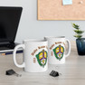 Alpha Kappa Lambda Crest & Year Ceramic Coffee Cup, 11oz