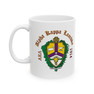 Alpha Kappa Lambda Crest & Year Ceramic Coffee Cup, 11oz