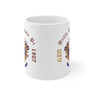 Delta Sigma Pi Crest & Year Ceramic Coffee Cup, 11oz