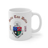 Printify Delta Tau Delta Crest & Year Ceramic Coffee Cup, 11oz 