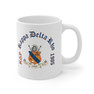 Kappa Delta Rho Crest & Year Ceramic Coffee Cup, 11oz