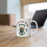 Lambda Chi Alpha Crest & Year Ceramic Coffee Cup, 11oz