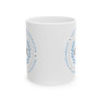 Printify Omicron Delta Kappa Crest & Values Ceramic Coffee Cup, 11oz 