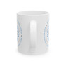 Printify Omicron Delta Kappa Crest & Values Ceramic Coffee Cup, 11oz 