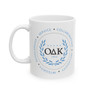 Printify Omicron Delta Kappa Crest & Values Ceramic Coffee Cup, 11oz 