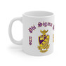 Phi Sigma Pi Crest & Year Ceramic Coffee Cup, 11oz