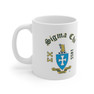 Sigma Chi Crest & Year Ceramic Coffee Cup, 11oz