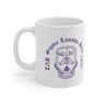 Sigma Lambda Beta Crest & Year Ceramic Coffee Cup, 11oz