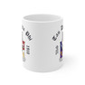 Tau Delta Phi Crest & Year Ceramic Coffee Cup, 11oz