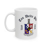 Tau Delta Phi Crest & Year Ceramic Coffee Cup, 11oz