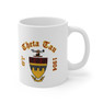 Theta Tau Crest & Year Ceramic Coffee Cup, 11oz