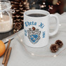 Theta Xi Crest & Year Ceramic Coffee Cup, 11oz