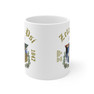 Zeta Psi Crest & Year Ceramic Coffee Cup, 11oz