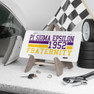 PI SIGMA EPSILON YEAR LICENSE PLATE COVERS