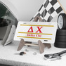Delta Chi Lettered Lines License Covers - Custom